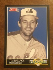 Tim Wallach 865 The Franchise Score 1991 MLB Baseball Trading Card