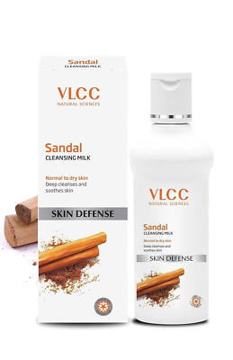 VLCC Natural Sciences Sandal Deep Cleanses & Soothes Skin Cleansing Milk 100ml