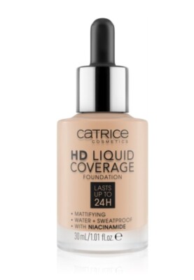 CATRICE COSMETICS HD Liquid Coverage Foundation 30ml Mattifying,030 Sand Beige 