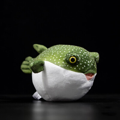 Blowfish Plush Toy Puffer Box Fish Sea Creature Soft Stuffed Marine