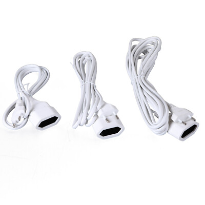 Ancable Verlängerungskabel 2M Flach - VDE Zertifiziert Eurostecker Typ-C Schwarz