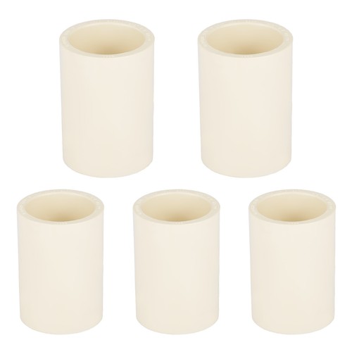 5 Pack EFIELD CTS CPVC Fittings 3/4 Inch Slip x 3/4 Inch Slip Socket Coupling