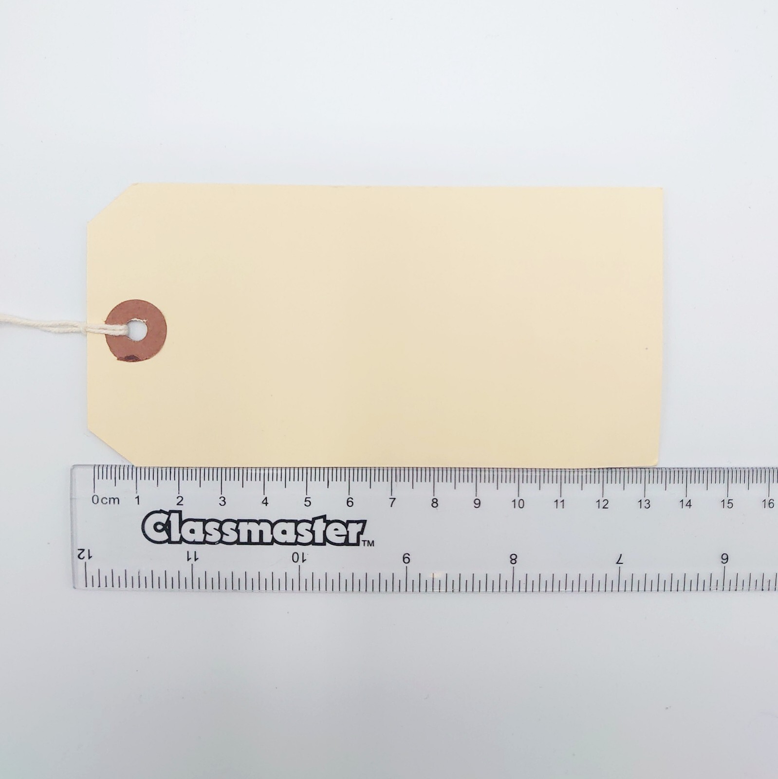 Manila Cream Strung Tags Luggage Labels String Tie on Tickets