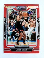 2021-22 PANINI CHRONICLES PLAYBOOK RED JALEN GREEN RC! 1/75! 1/1! FIRST ONE!