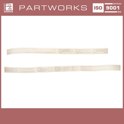 Lettering end plate for Porsche 924 from '80-944 silver rear