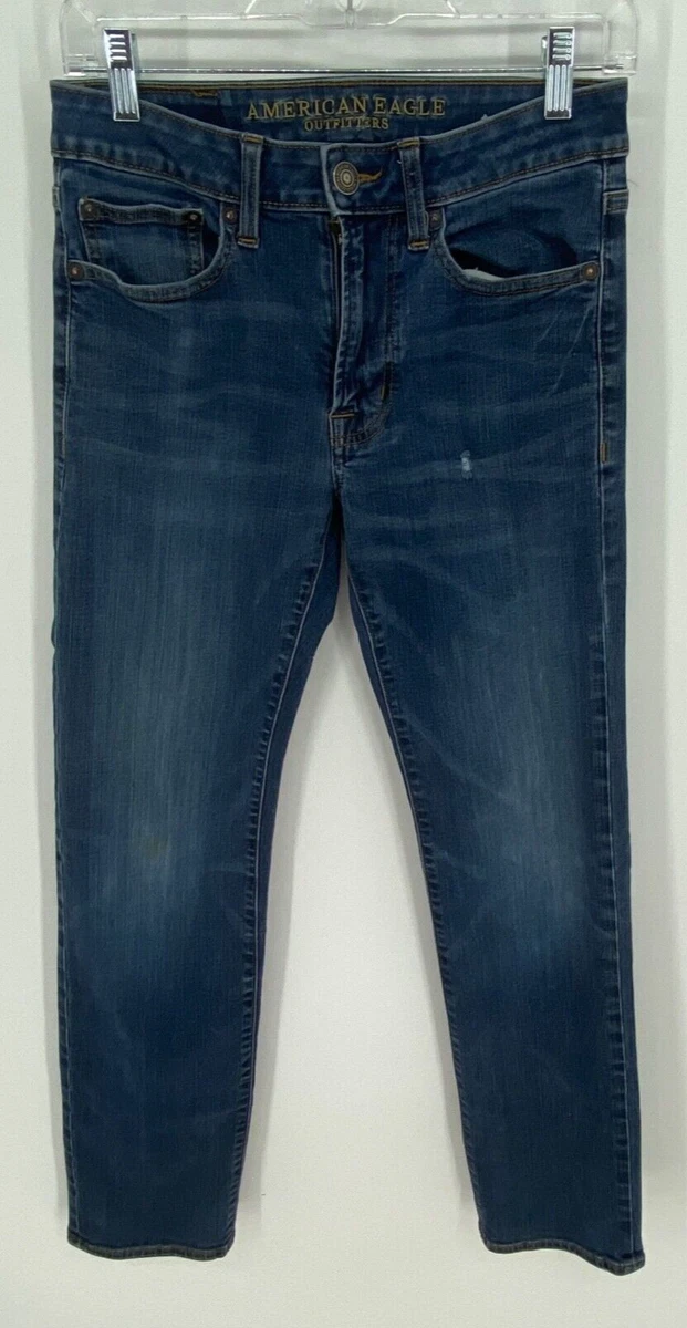 American Eagle Jeans Mens 29x32 Extreme Flex Original Straight Denim Pants 597