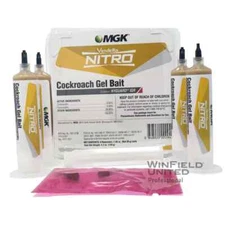 Nitro Vendetta Roach Cockroach Killer Gel Bait w/ IGR 4 Tubes+1 Plunger & 2 Tips