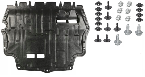 Plaque De Protection Sous Moteur Pour VW Passat CC, B6, B7 - Référence 3C0825235M, Noire, ROMIX