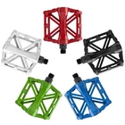 1 Pair Mountain Bike Aluminum Alloy MTB Pedals Flat Platform 9/16" Bicycle Pedal