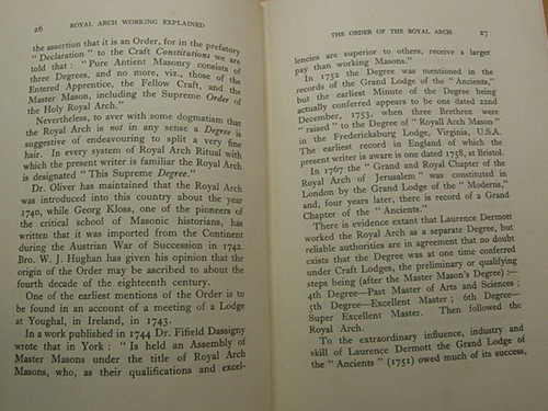 Royal Arch Working Explained - Inman RARE FREEMASONRY OCCULT RITUAL VERY RARE - Picture 12 of 20