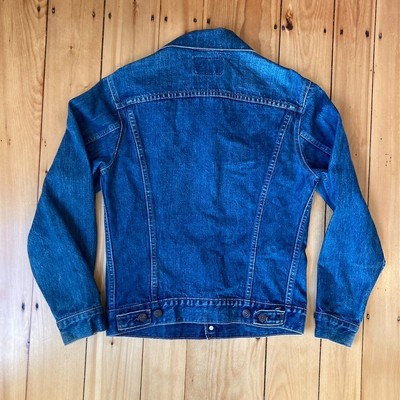 VTG 70s Levis Trucker Type III Jacket 70505 0217 Blank Tab Made in 