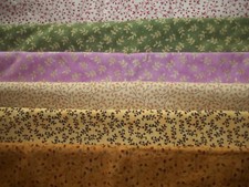 BERRIES Leaves VINES floral TINY Cotton FABRIC U-Pick SEE INFO 1/2 yd BTHY