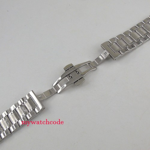21mm 316L acero inoxidable sólido parnis pulsera ajuste parnis reloj para hombre - Imagen 2 de 3