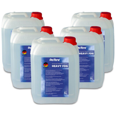 Pro Tone Hevy Fog Nebelfluid 5x 5L Nebelflüssigkeit ''MADE IN GERMANY'' fog liquid