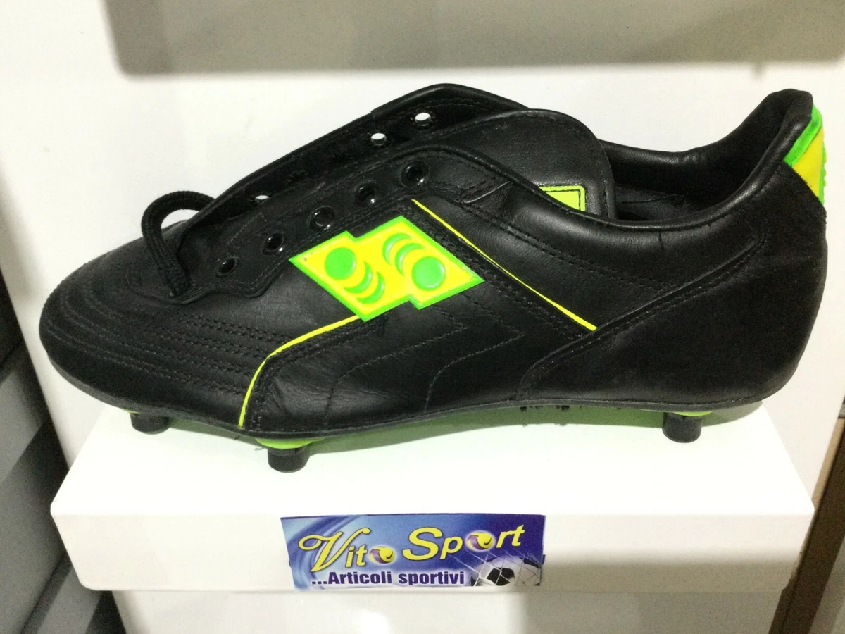 Vintage 90 Scarpe Calcio Pantofola D Oro Diablo Nero Giallo Verde