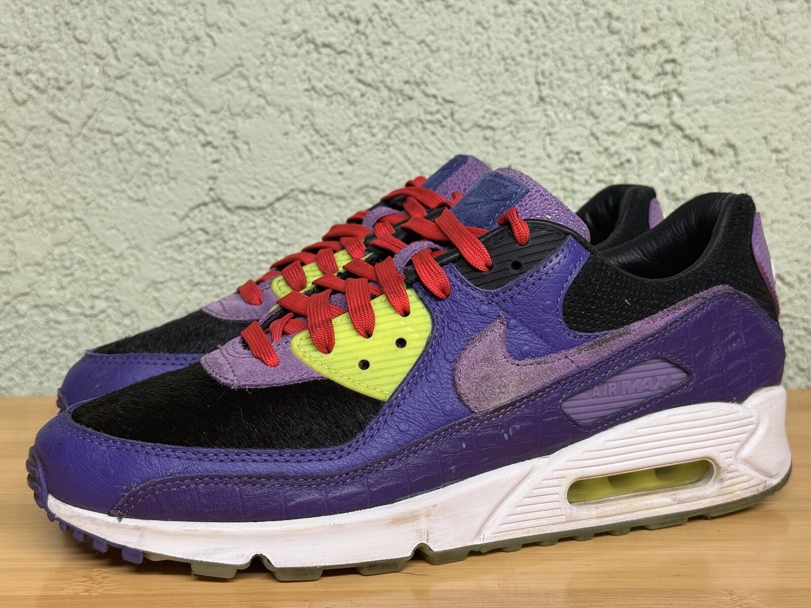 Size 9.5 - Nike Air Max 90 Exotic Animal Pack - Violet Blend 2020 CZ5588-001