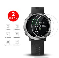 2x Tempered Glass Screen Protector for Garmin Forerunner 255S/645 Music