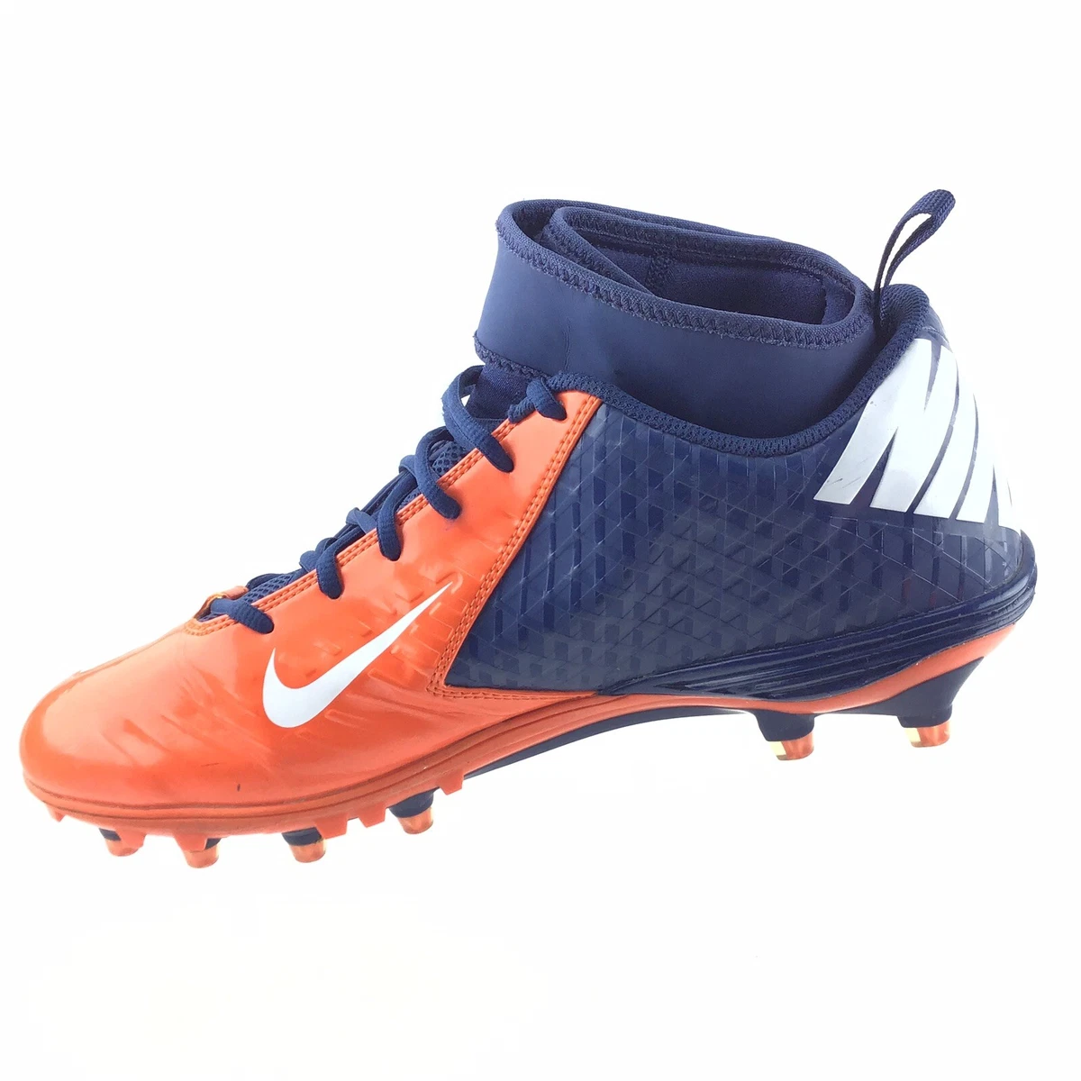 NIKE Lunar SUPERBAD PRO Cleats Orange Blue 534994 Football Men&#039;s 13.5 R5S8 | eBay