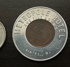 1954 D Wheat Penny Encased Coin - Keep Me and Never Go Broke - Metropole Hotel — photo 2