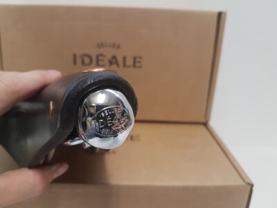Selle Vélo Course IDEALE TB 90 – Cuir – Compétition – Rodée Main Selon Rébour – France