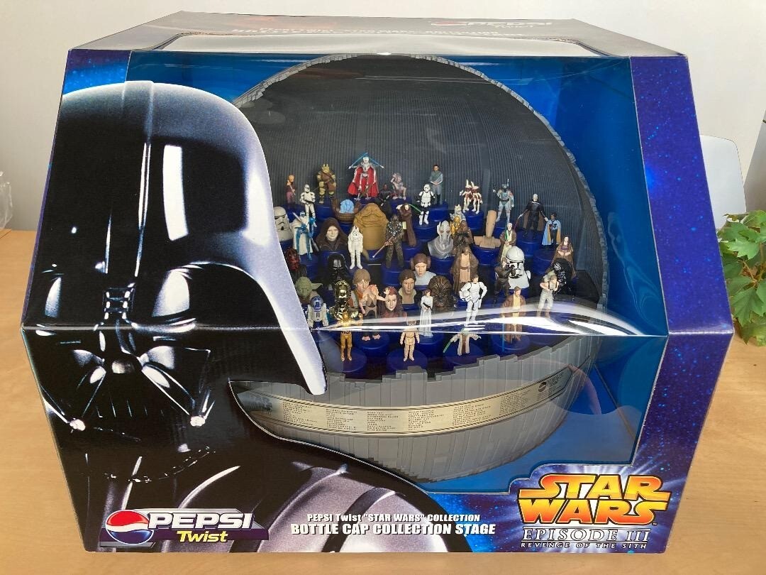 Star Wars Pepsi Bottle Cap Complete Set - Episodes 1, 2 & 3