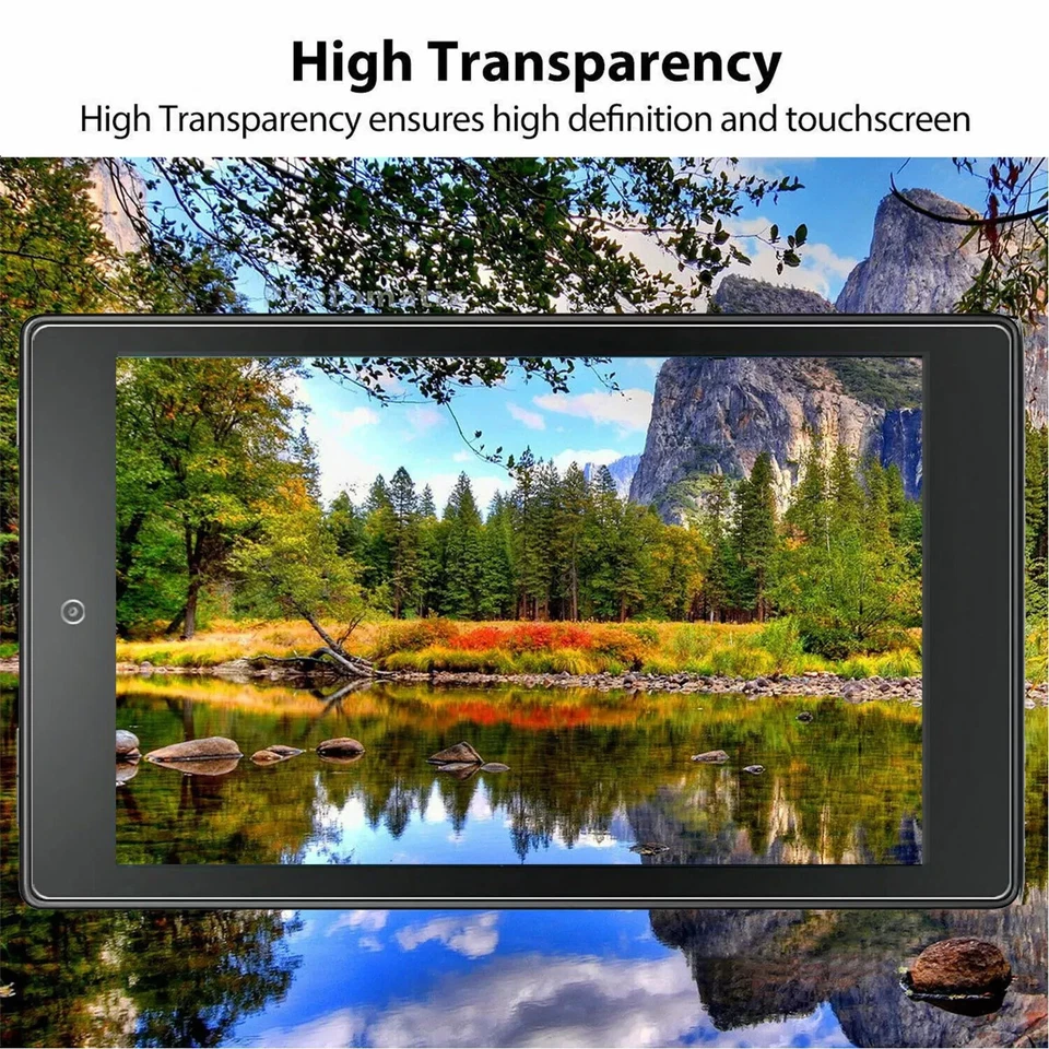 2 Pack 9H Premium Tempered Glass Screen Protector For  Amazon Echo Show 7"x4.5" - Image 4 of 4