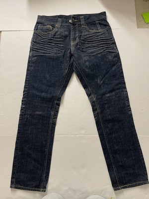 Vintage Y2K Levis 511 Dark Wash 3D Whiskering Creased Denim Men s Size 32