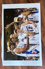 Florida Gators Starting Five Basketball Signed Nat Champs 20x30” Photo W/PROOF