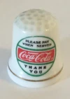 Coca Cola Thimble Vintage Souvenir Collectible