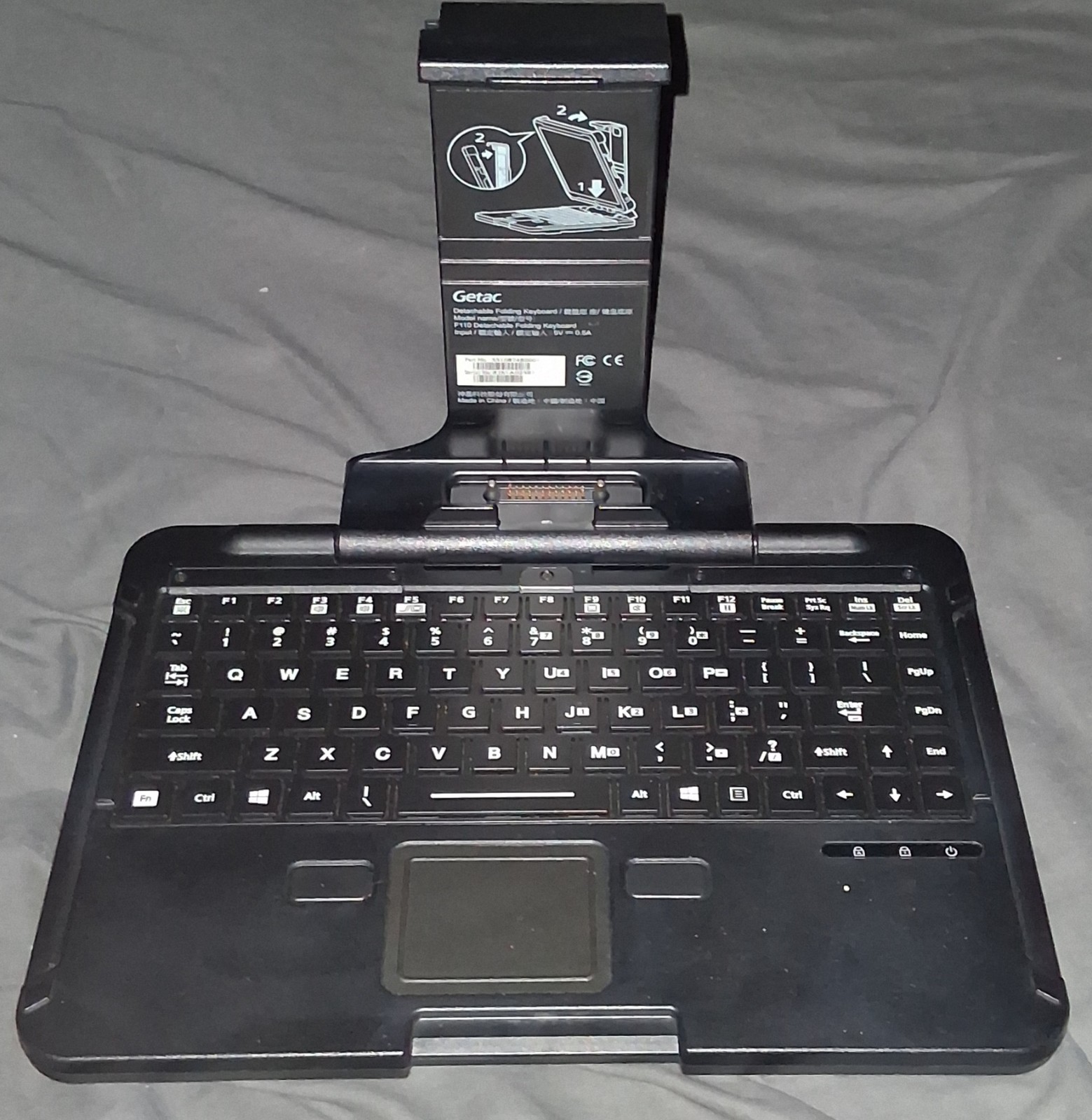 Getac F110 Gen 1/2/3 Detachable Folding Keyboard Dock OEM
