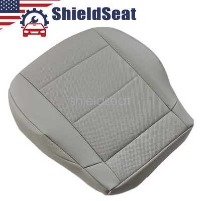 Driver Side Bottom Perf Leather Seat Cover Gray Fit For 2005 2006 2007 Benz C230