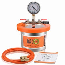 2 Quart Stainless Steel Vacuum Chamber