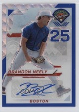 2025 Panini Prospect Edition Blue Wave Prizm Signatures 49/75 Brandon Neely Auto