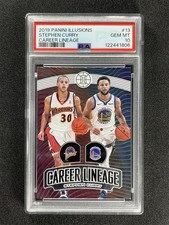 2019-20 Panini Illusions Stephen Curry #13 Career Lineage Warriors PSA 10 GEM MT
