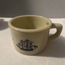 Vtg Old Spice Ship Grand Turk Salem 1786 Shaving Cup Shulton 246