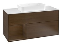 Villeroy & Boch Finion Waschbeckenunterschrank FüR Becken Mittig Regal Links...