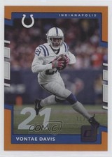 2017 Panini Donruss Jersey Number 11/21 Vontae Davis #136 uw8