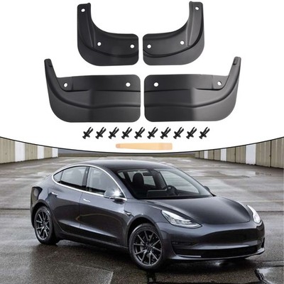 Practical Car Wheel Mud Flaps Vehicle 4 Pc 4pcs/set Accessories Mudflaps