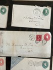 Huge Lot Of 170, 1800-1920 Covers Stamps Postmarks Addressed  Antique Envelopes — photo 7