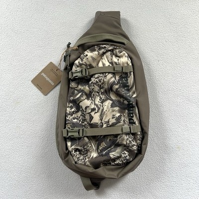 NWT Patagonia Splashing Seas Wing Grey SPWI Print Atom Sling 8L
