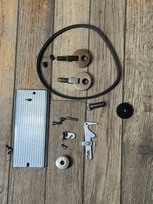 Singer 99K  sewing machine Pieces parts 1957 Belt Bobbin Hinges Screws Etc