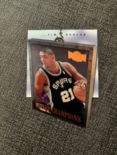 Tim Duncan 1997-98 Skybox Metal Universe Future Champions RC #1 FC  ROOKIE Card. rookie card picture