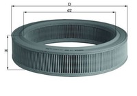 Mahle Luftfilter LX 568 FüR Seat Skoda VW