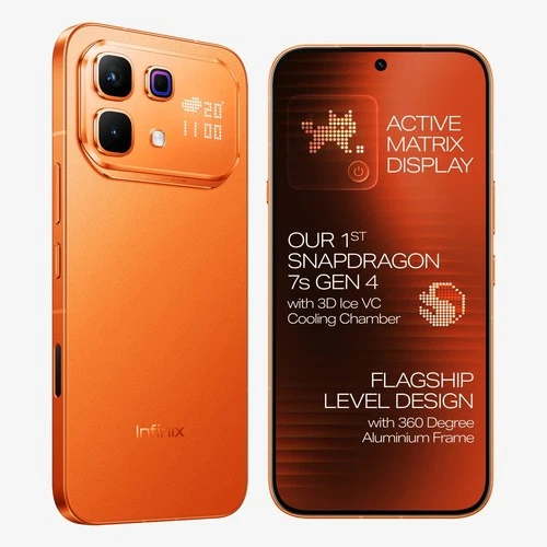 Infinix NOTE 60 Pro  Orange, 128 GB 8 GB RAM Snapdragon 7s NFC Global Version.