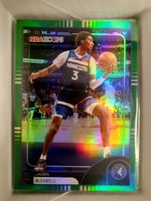 2025-26 NBA Hoops Jaden McDaniels Green Border Minnesota Timberwolves 94