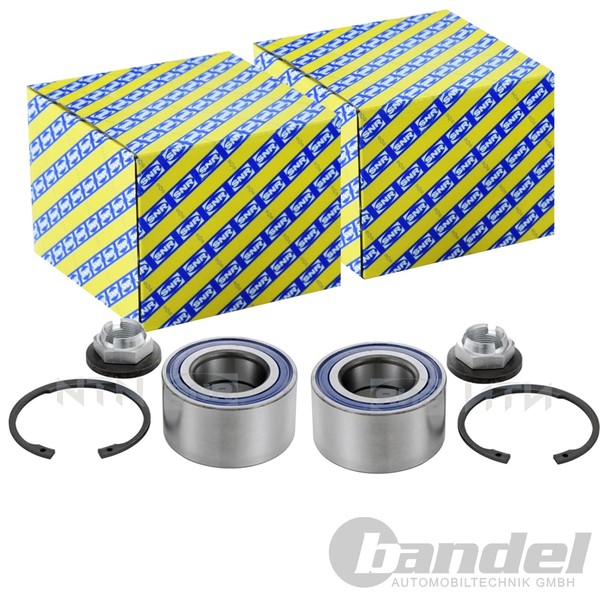 2X SNR RADLAGER-SATZ Vorne Passend FÜR Ford Tourneo Transit Links+Rechts-image