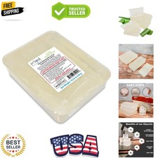 Aloe Soap Base - Moisturizing Melt and Pour Glycerin Soap Base for Crafting a...