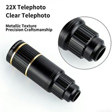 22X Monocular Telephoto Lens for Smartphone - Universal Range Camera Lens