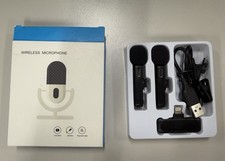 Wireless Microphone Set For Lightning/Type c Interface