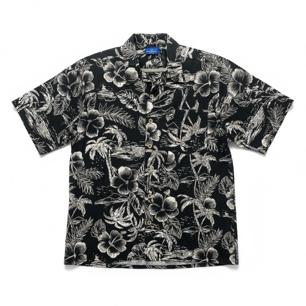 Black Hawaiian Vintage Casual Shirts for Men for sale | eBay